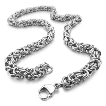 Fantastic fancy man's necklace punk rock style necklace stainless steel necklace Byzantine style fashionable jewelry necklace
Fantastic fancy man's necklace punk rock style necklace stainless steel necklace Byzantine style fashionable jewelry necklace