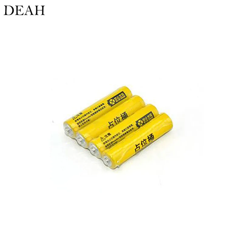 4pcs/lot 10440 li-ion lithium dummy fake battery for Lithium iron phosphate battery AAA battery setup dummy cells Placeholder
4pcs/lot 10440 li-ion lithium dummy fake battery for Lithium iron phosphate battery AAA battery setup dummy cells Placeholder