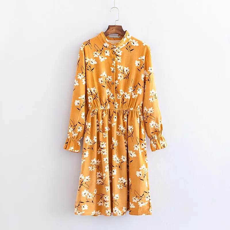 C1 Autumn Winter Casual Dresses 6XL Plus Size Women Clothing Fashion Loose Long Sleeve Thick Dress yf8058 | Женская одежда