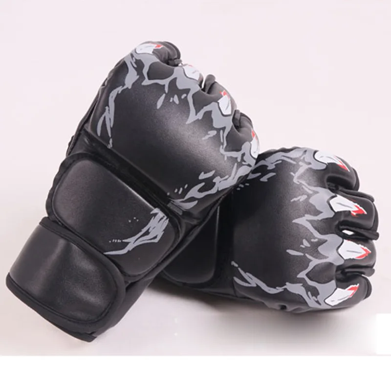 Thickened Women Men Boxing Gloves Half Finger MMA Sanda Punching Professional Combat Muay Thai kick Boxing Gloves Q
Thickened Women Men Boxing Gloves Half Finger MMA Sanda Punching Professional Combat Muay Thai kick Boxing Gloves Q