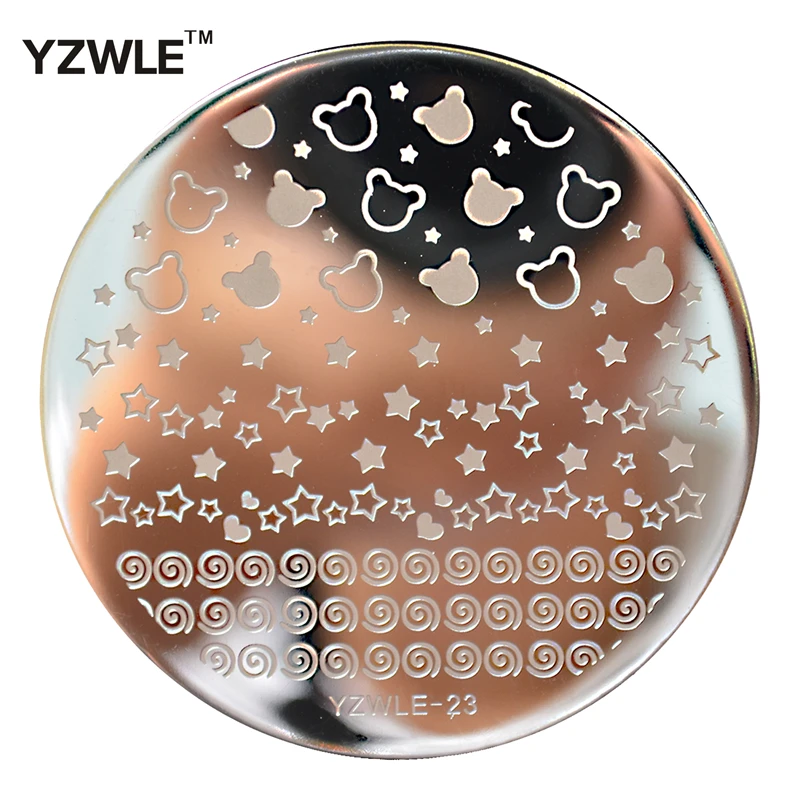 1 Sheet Stamping Nail Art Image Plate, 5.6cm Stainless Steel Template Polish Manicure Stencil Tools (YZWLE-23)
1 Sheet Stamping Nail Art Image Plate, 5.6cm Stainless Steel Template Polish Manicure Stencil Tools (YZWLE-23)