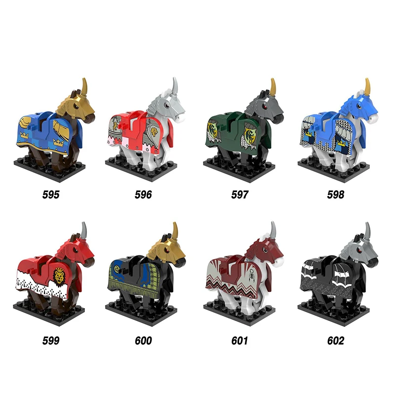 4Pcs War Block Horse for Figure Set Military SWAT MOC Accessories Part Model Building Blocks Compatible LegoING Kits Bricks Toys
4Pcs War Block Horse for Figure Set Military SWAT MOC Accessories Part Model Building Blocks Compatible LegoING Kits Bricks Toys