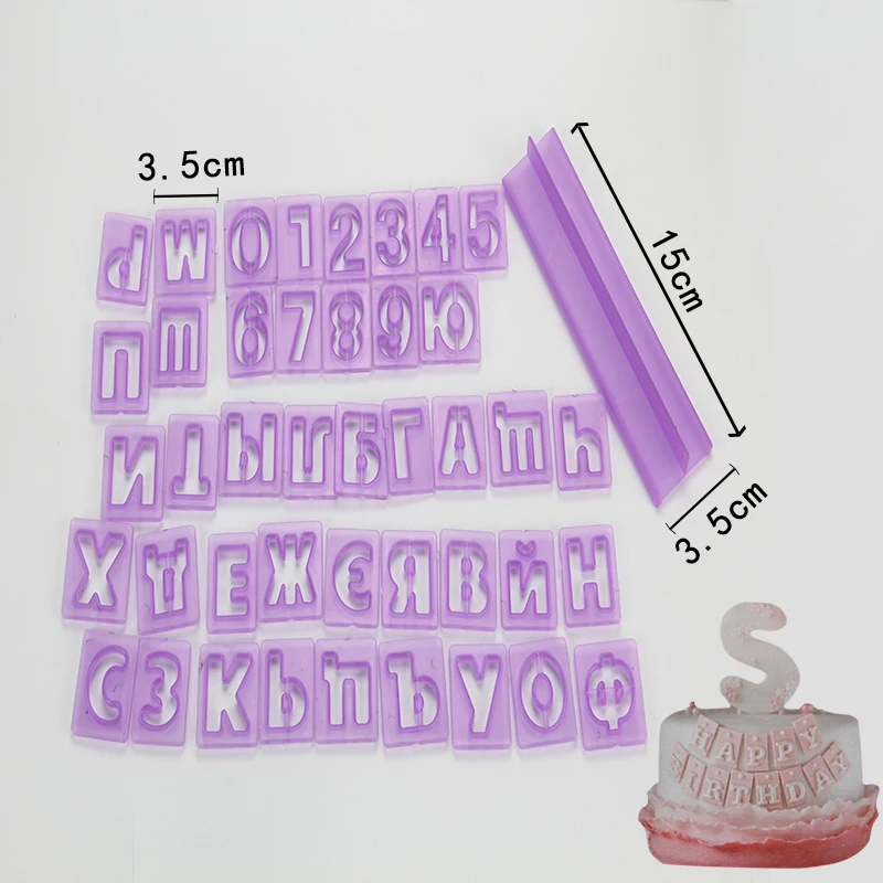 26 Letters and numbers cookie cutters fondant cake stamp set for cake decorating cake tools set
26 Letters and numbers cookie cutters fondant cake stamp set for cake decorating cake tools set