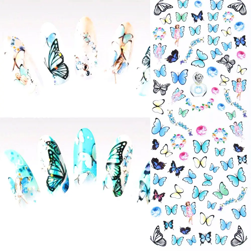 TOMTOSH 2016 Nail Design Water Transfer Nails Art Sticker Colored Butterfly Nail Wraps Sticker Watermark Fingernails Decals
TOMTOSH 2016 Nail Design Water Transfer Nails Art Sticker Colored Butterfly Nail Wraps Sticker Watermark Fingernails Decals