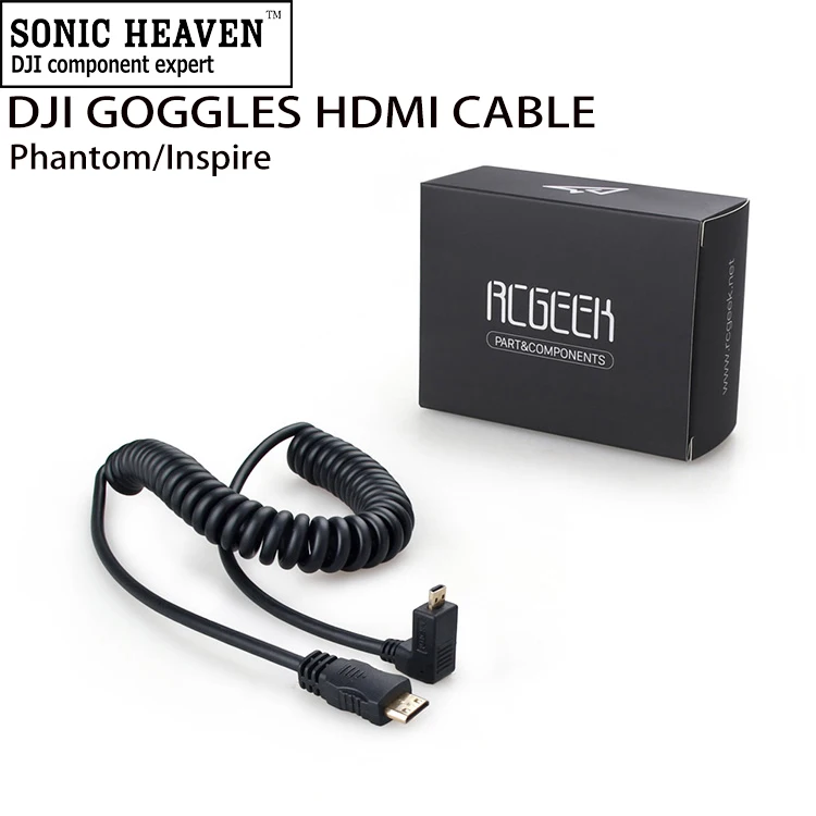 DJI HDMI Data Cable HDMI Module Parts for DJI Goggles to DJI Phantom 3A/3P Phantom 4/4A/4Pro Inspire 1 M100/M600 Pro
DJI HDMI Data Cable HDMI Module Parts for DJI Goggles to DJI Phantom 3A/3P Phantom 4/4A/4Pro Inspire 1 M100/M600 Pro