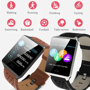 CK19 Wearable Heart Rate Monitor Color Display Smart Watch Waterproof Pedometer 
CK19 Wearable Heart Rate Monitor Color Display Smart Watch Waterproof Pedometer