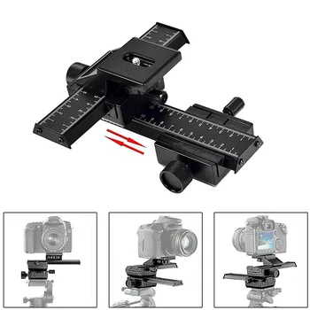 New 4 Way Macro Focusing Rail Slider With Screw Adjustable Macroshot Photography For Canon Sony Pentax Nikon Camera DOM668
New 4 Way Macro Focusing Rail Slider With Screw Adjustable Macroshot Photography For Canon Sony Pentax Nikon Camera DOM668