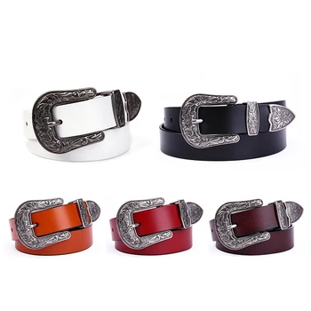 10PCS/LOT SINGYOU Vintage Genuine Leather Belt for Women Single Head Buckle Fashion All-Match High Quality Waist Strap for Jeans
10PCS/LOT SINGYOU Vintage Genuine Leather Belt for Women Single Head Buckle Fashion All-Match High Quality Waist Strap for Jeans