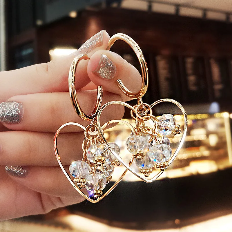 Modern Women's Earrings 2018 Cute Love Heart Crystal Dangle Earrings For Women Accessories Party Jewelry Gift Big Earring
Modern Women's Earrings 2018 Cute Love Heart Crystal Dangle Earrings For Women Accessories Party Jewelry Gift Big Earring