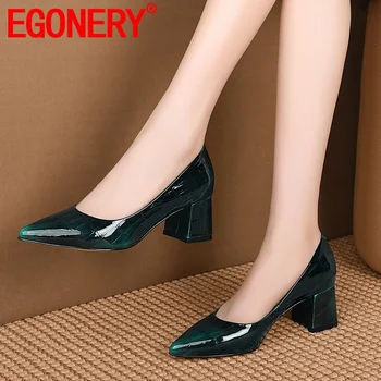 EGONERY high quality genuine leather woman pumps outside high heels shallow pointed toe plus size woman shoes drop shipping
EGONERY high quality genuine leather woman pumps outside high heels shallow pointed toe plus size woman shoes drop shipping