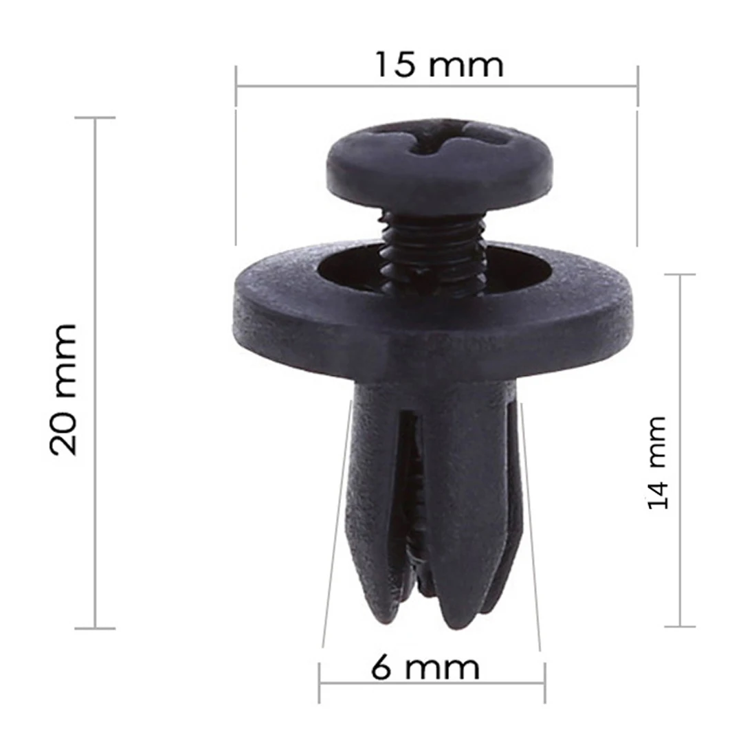 Dewtreetali 50Pcs Auto Bumper Fastener 6mm Hole Rivet Retainer Push Engine Cover Car Door Trim Panel Clip Fasteners for Toyota
Dewtreetali 50Pcs Auto Bumper Fastener 6mm Hole Rivet Retainer Push Engine Cover Car Door Trim Panel Clip Fasteners for Toyota