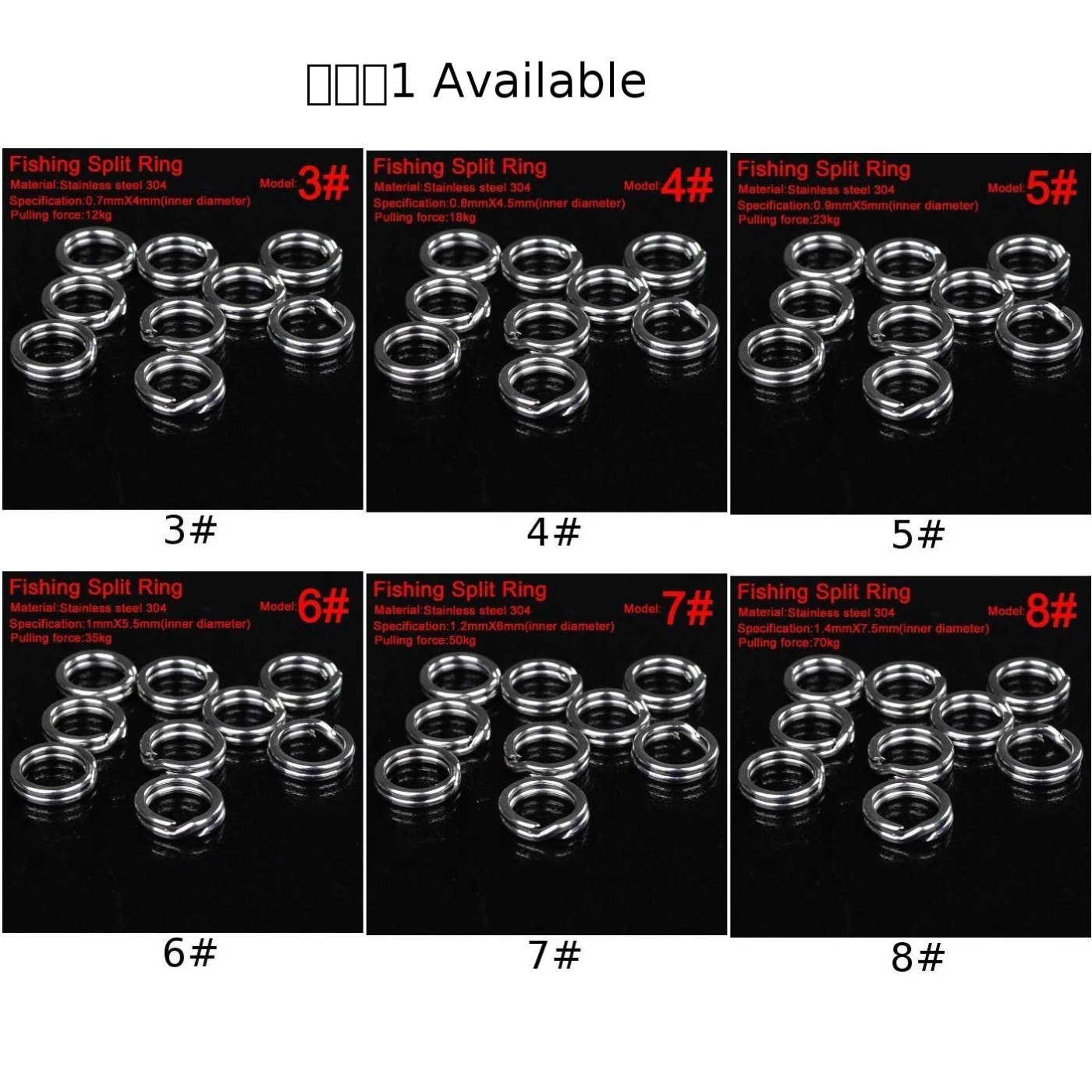Stainless Steel Fishing Split Ring Double Loop Connector Snap Lure Bait Hook Swivel Solid Heavy Duty
Stainless Steel Fishing Split Ring Double Loop Connector Snap Lure Bait Hook Swivel Solid Heavy Duty
