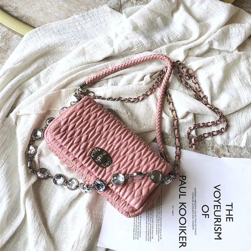 Fashion Luxury Handbags Women Bags Designer Sheepskin Women Shoulder Bags Messenger Bags Diamonds Parts Eveing Bags
Fashion Luxury Handbags Women Bags Designer Sheepskin Women Shoulder Bags Messenger Bags Diamonds Parts Eveing Bags