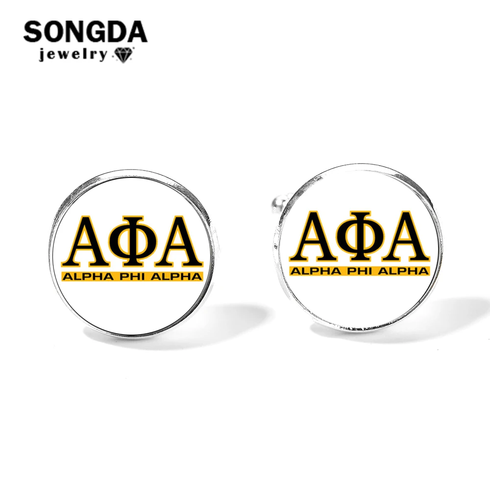 SONGDA 2019 New Arrival Alpha Phi Alpha Fraternity Cufflinks APA Greek Letters Cuff Links Men Shirt Charm Cuff Buttons Wholesale
SONGDA 2019 New Arrival Alpha Phi Alpha Fraternity Cufflinks APA Greek Letters Cuff Links Men Shirt Charm Cuff Buttons Wholesale