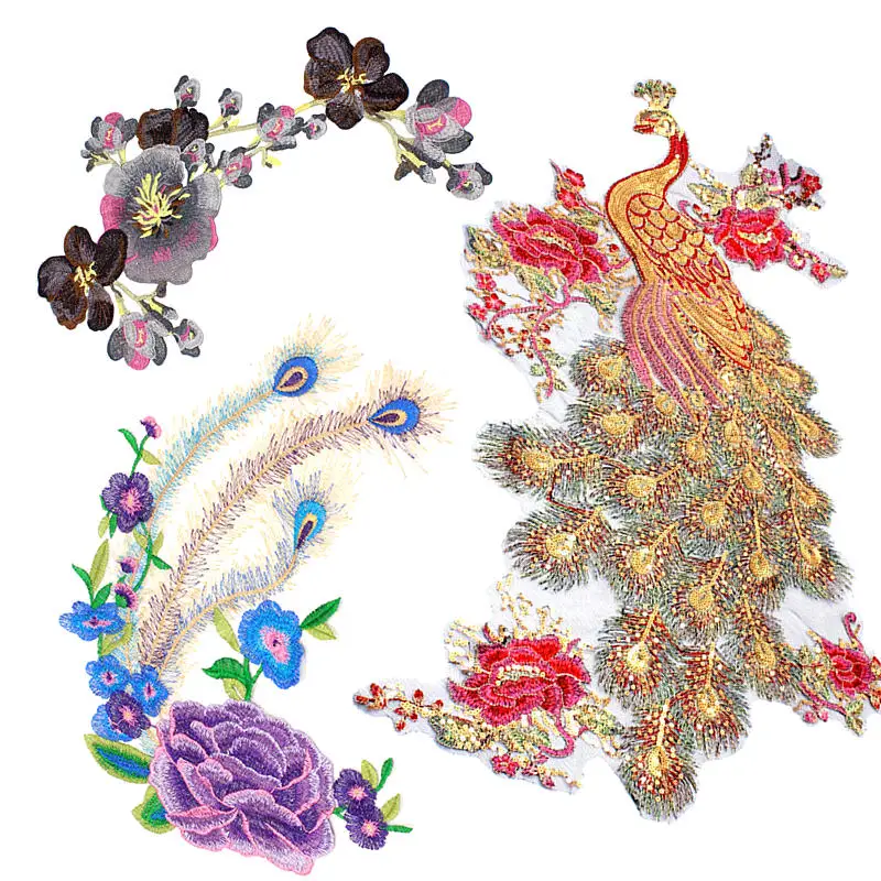Beautiful Embroidery Peacock Sequins Patches Decorative Clothes Sequins Lace Stickers Decals DIY Apparel Sewing Fabric Tools
Beautiful Embroidery Peacock Sequins Patches Decorative Clothes Sequins Lace Stickers Decals DIY Apparel Sewing Fabric Tools