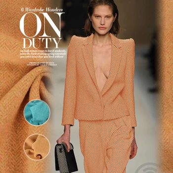 Boutique 150 wide cashmere wool fabric 2 color word word wool cashmere wool autumn and winter fashion coat fabric 
Boutique 150 wide cashmere wool fabric 2 color word word wool cashmere wool autumn and winter fashion coat fabric