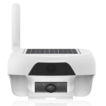 720P Solar Mobile WiFi PIR Camera with Infrared LED for Outdoor IP55 Waterproof Motion Detect & Remotely Wake Up by Free APP
720P Solar Mobile WiFi PIR Camera with Infrared LED for Outdoor IP55 Waterproof Motion Detect & Remotely Wake Up by Free APP