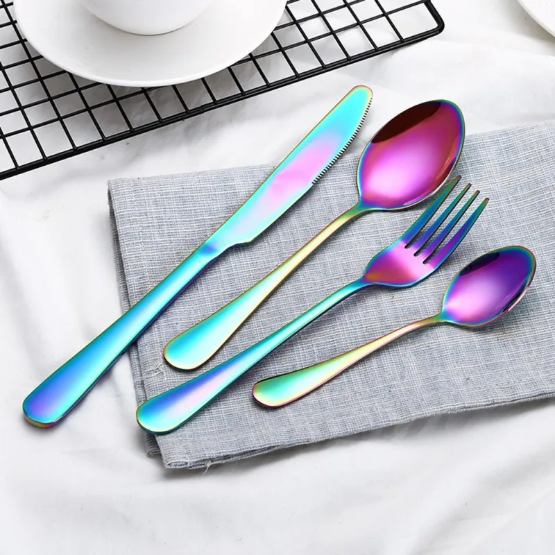 Stainless Steel Tableware Cutlery Set Dinnerware Set Western Food Cutlery Dinnerware Set Kitchen Accessies 4pcs/set
Stainless Steel Tableware Cutlery Set Dinnerware Set Western Food Cutlery Dinnerware Set Kitchen Accessies 4pcs/set