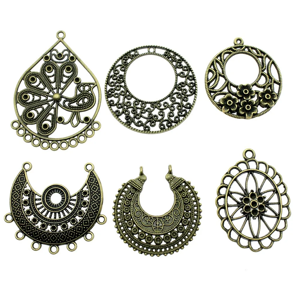 4pcs/lot Charms Earrings Connector Antique Bronze Color Earrings Connector Charms Pendants Earrings Connector Charms Diy Making
4pcs/lot Charms Earrings Connector Antique Bronze Color Earrings Connector Charms Pendants Earrings Connector Charms Diy Making