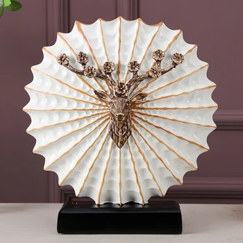 Creative American Style Resin Crafts Deer Living Room Flower Vase Home Decor Wine Cabinet Soft Decoration Wedding Gifts
Creative American Style Resin Crafts Deer Living Room Flower Vase Home Decor Wine Cabinet Soft Decoration Wedding Gifts