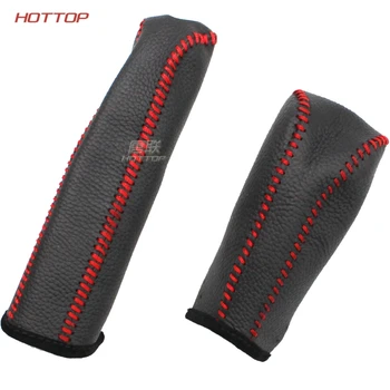 Special Hand-stitched Black Leather Gear Shift Knob hand Brake Cover case for Toyota Levin 2014 2015 2016 2017 2018 car styling
Special Hand-stitched Black Leather Gear Shift Knob hand Brake Cover case for Toyota Levin 2014 2015 2016 2017 2018 car styling