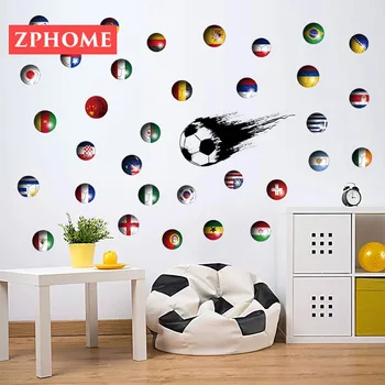 World Cup flag pattern football stickers 3D stereo effect boys room decoration wall stickers
World Cup flag pattern football stickers 3D stereo effect boys room decoration wall stickers