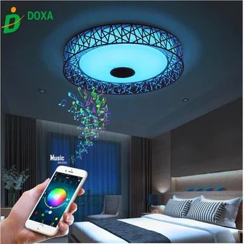 2017 RGB Dimmable Bluetooth APP Control Wireless Music Ceiling light Smart LED ceiling lamp luminaria for quarto smart House 36W
2017 RGB Dimmable Bluetooth APP Control Wireless Music Ceiling light Smart LED ceiling lamp luminaria for quarto smart House 36W