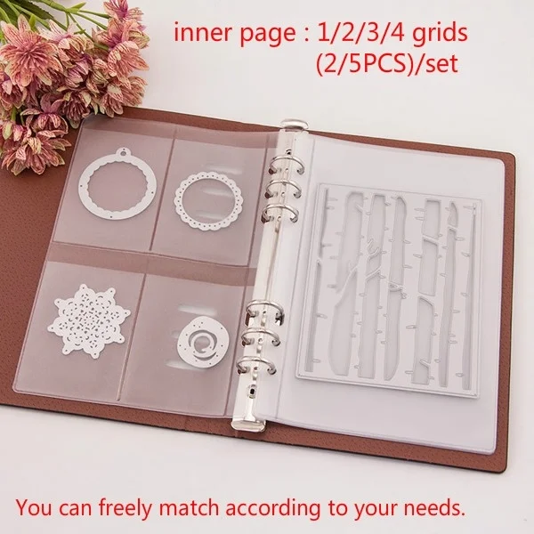 DIY Scrapbooking Cutting Dies Synthetic Leather Storage Book Case 1/2/3/4 grids
DIY Scrapbooking Cutting Dies Synthetic Leather Storage Book Case 1/2/3/4 grids