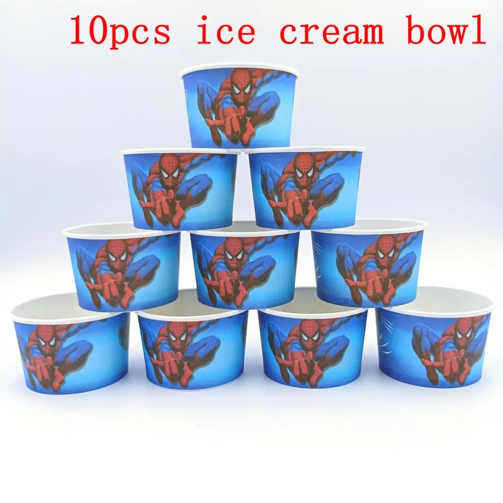 10PCS/Lot SpiderMan Birthday Party Decoration Kids Disposable Ice Cream Cup Baby Shower Souvenirs Event Party Supplies Favor
10PCS/Lot SpiderMan Birthday Party Decoration Kids Disposable Ice Cream Cup Baby Shower Souvenirs Event Party Supplies Favor