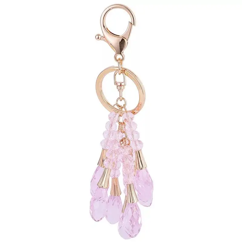 New beautiful water drop keychain pendant crystal beaded car key chain personalized bags key chains key ring
New beautiful water drop keychain pendant crystal beaded car key chain personalized bags key chains key ring