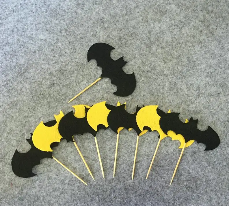 20pcs the Batman Cupcake Toppers Yellow Black Birthday Cake Topper Decorations, Batman Hero Babyshower Boy Cake Topper Favor
20pcs the Batman Cupcake Toppers Yellow Black Birthday Cake Topper Decorations, Batman Hero Babyshower Boy Cake Topper Favor