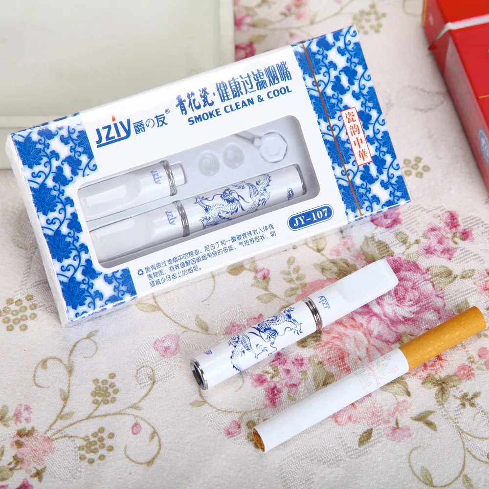 Blue and White Porcelain Cigarette Holder Gadgets for Men Mouthpiece Cigarette Accessories Cigarette Box Lighter Feuerzeuge E
Blue and White Porcelain Cigarette Holder Gadgets for Men Mouthpiece Cigarette Accessories Cigarette Box Lighter Feuerzeuge E
