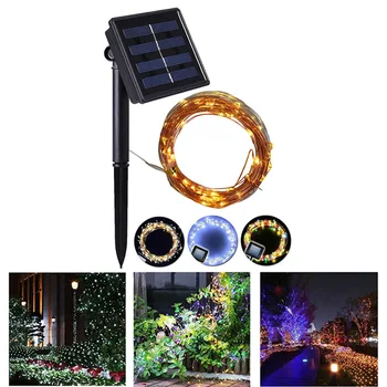 100/200 LED Solar Powered String Fairy Light Copper Wire Lights Holiday Outdoor Waterproof Safe For Festival Party Decoration
100/200 LED Solar Powered String Fairy Light Copper Wire Lights Holiday Outdoor Waterproof Safe For Festival Party Decoration