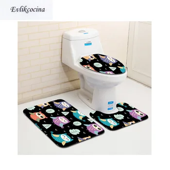 Free Shipping 3pcs Banyo Paspas Color Owl Bathroom Carpet Toilet U Type Bath Mat Set Non Slip Tapis Salle De Bain Alfombra Bano
Free Shipping 3pcs Banyo Paspas Color Owl Bathroom Carpet Toilet U Type Bath Mat Set Non Slip Tapis Salle De Bain Alfombra Bano