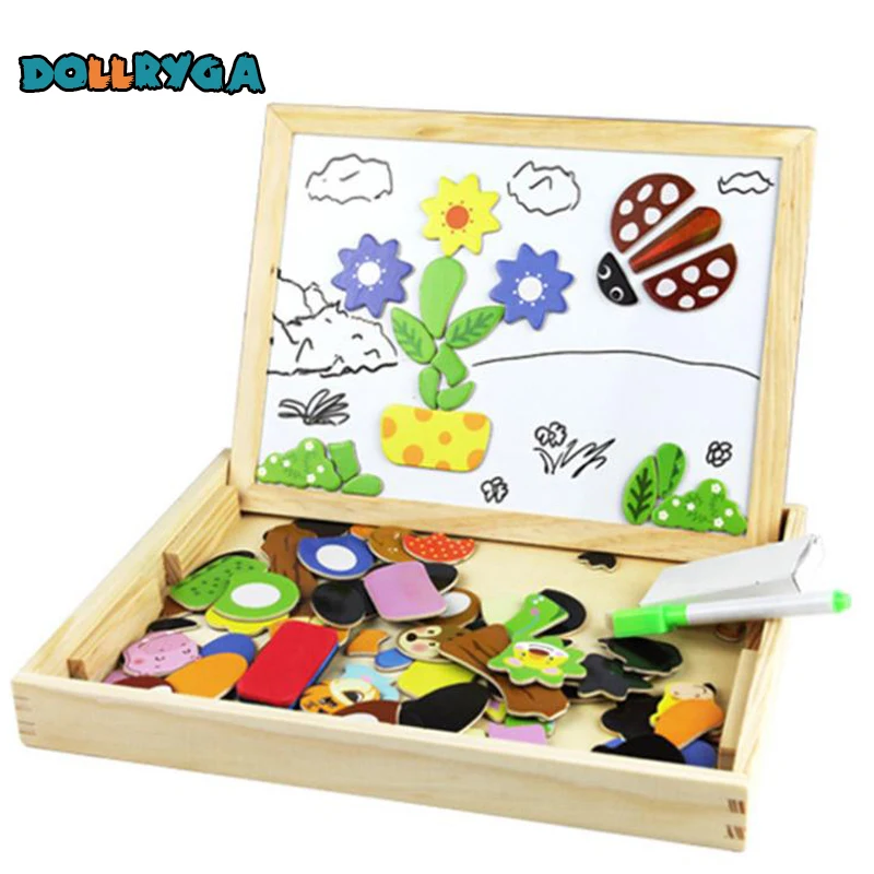 DIY Wooden Magnetic Sticker Blocks Early Childhood Educational Toy Animal Plant Enlightenment Toy For Kid Free Shipping DOLLRYGA
DIY Wooden Magnetic Sticker Blocks Early Childhood Educational Toy Animal Plant Enlightenment Toy For Kid Free Shipping DOLLRYGA