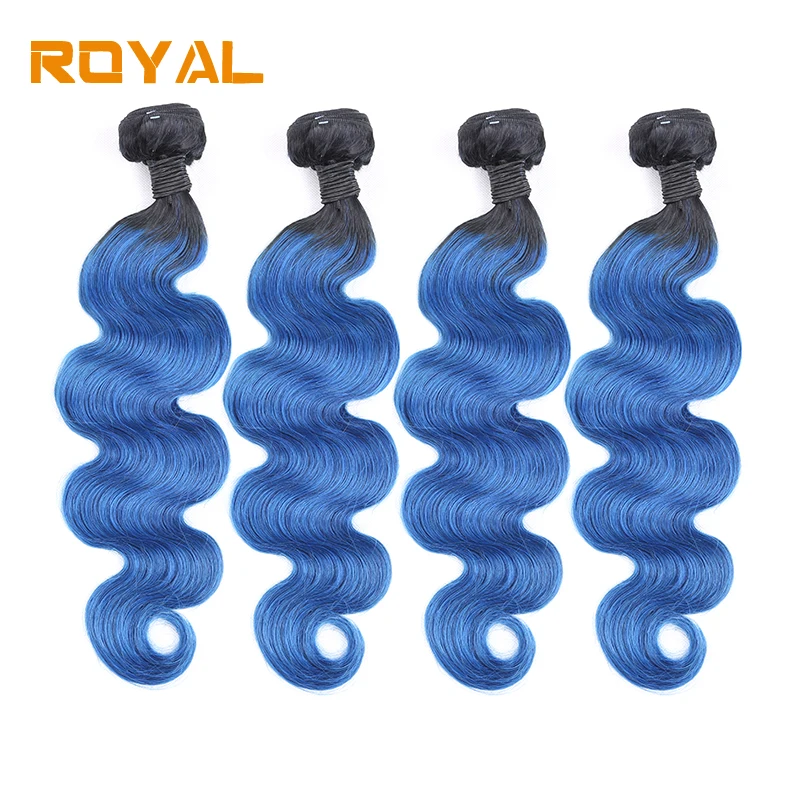 Pre-Colored Brazilian 4Bundles Body Wave T1B/Blue Color Human Hair Wave Bundles Non Remy Royal Human Hair Bundles
Pre-Colored Brazilian 4Bundles Body Wave T1B/Blue Color Human Hair Wave Bundles Non Remy Royal Human Hair Bundles