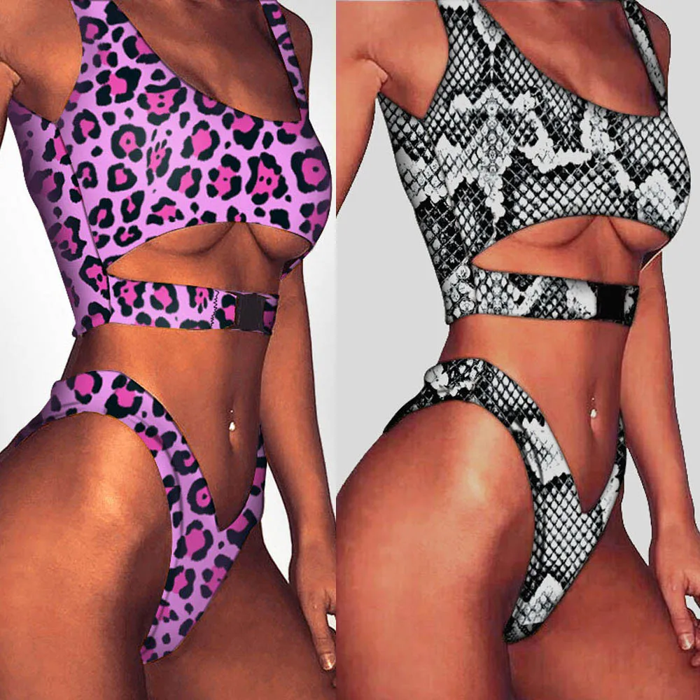 Women Buckle Leopard Bikini Biquinis Feminino 2019 Push-Up Padded Swimwea Sexy Swimsuit r Bathing Swimsuit Beachwear
Women Buckle Leopard Bikini Biquinis Feminino 2019 Push-Up Padded Swimwea Sexy Swimsuit r Bathing Swimsuit Beachwear