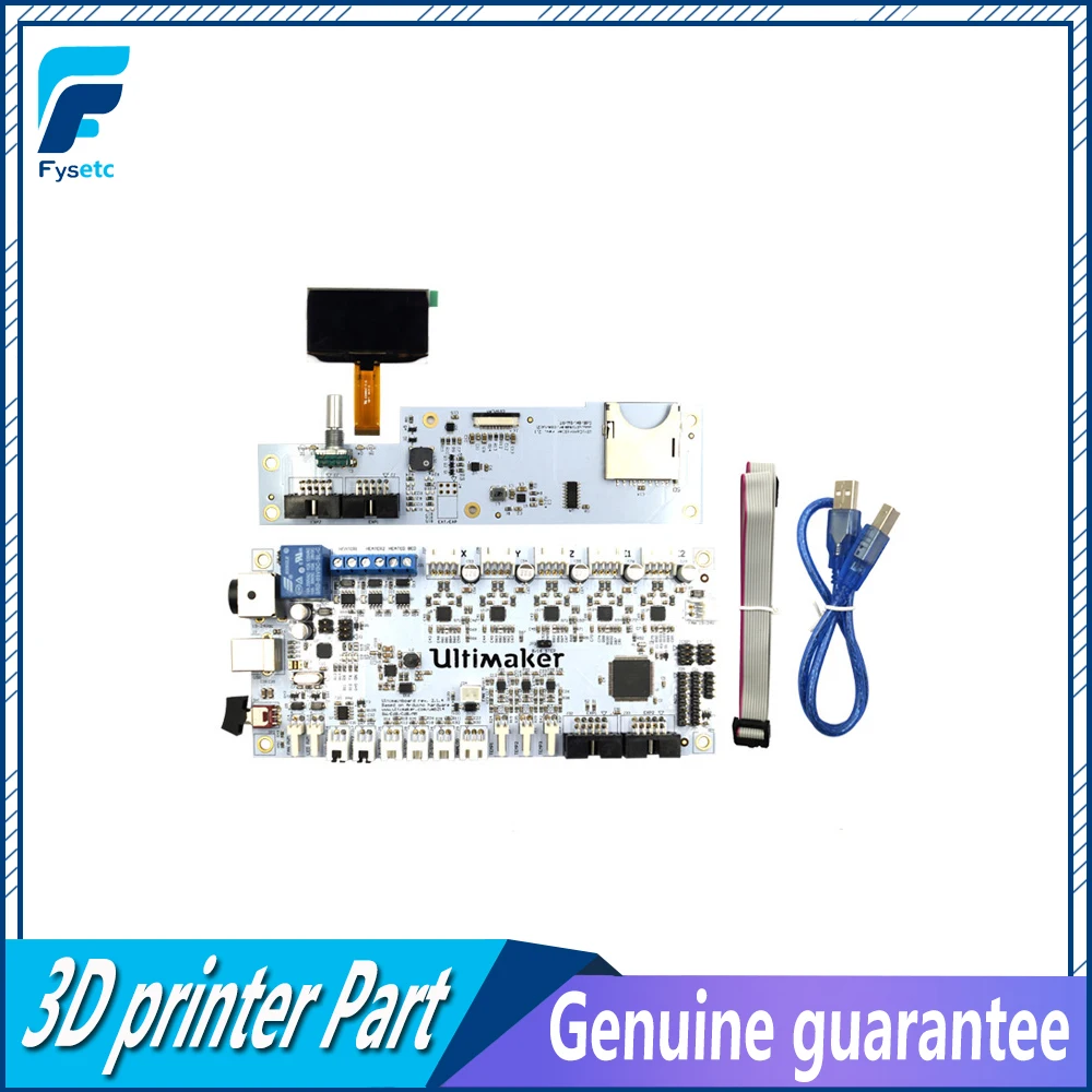 3D Printer Machine UM2 Ultimaker 2 mainboard kit with Controller board and Main Board LCD Display For Ultimaker 3D Printers
3D Printer Machine UM2 Ultimaker 2 mainboard kit with Controller board and Main Board LCD Display For Ultimaker 3D Printers