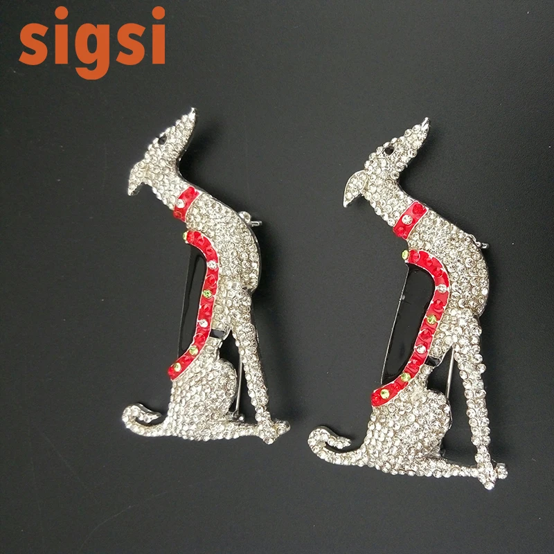 10pcs/lot free shipping crystal sitting greyhound 65mm dog brooch pin animal broach
10pcs/lot free shipping crystal sitting greyhound 65mm dog brooch pin animal broach