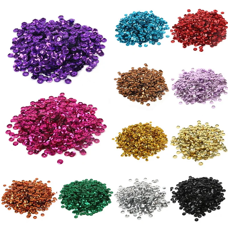 6mm 20g/lot(approx1200pcs) Metallic Cup Sequin for Home & Wedding Decoration Craft Making Confetti Sequins
6mm 20g/lot(approx1200pcs) Metallic Cup Sequin for Home & Wedding Decoration Craft Making Confetti Sequins