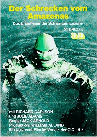 Germany Creature from the Black Lagoon (1954) Sci-Fi Movie Film Retro Vintage Kraft Poster Canvas Wall Sticker Home Decor
Germany Creature from the Black Lagoon (1954) Sci-Fi Movie Film Retro Vintage Kraft Poster Canvas Wall Sticker Home Decor