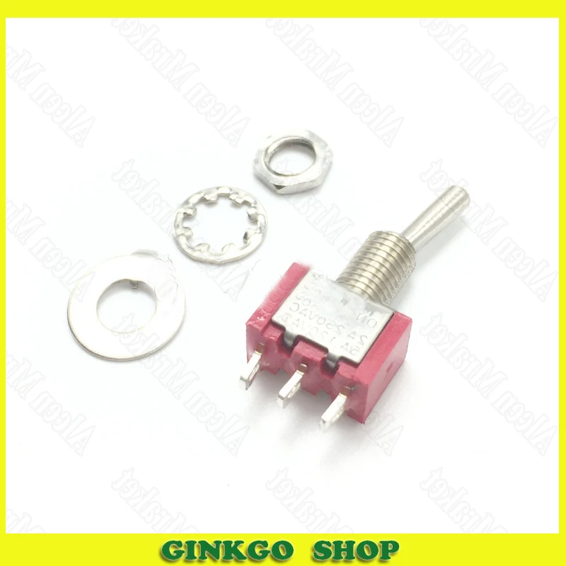 20pcs/lot Genuine Toggle Switch 3A / 6A MTS-123 Single Way Micro Rocker/Toggle Switch 3 pin
20pcs/lot Genuine Toggle Switch 3A / 6A MTS-123 Single Way Micro Rocker/Toggle Switch 3 pin
