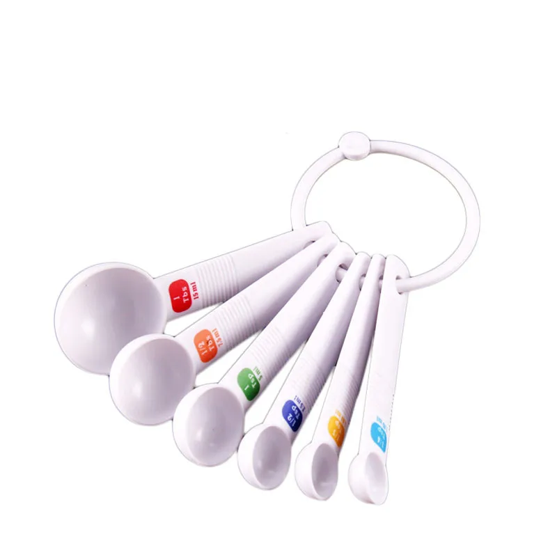 A10 White Measuring Spoon Tea Scoop Teaspoon Baking Cooking Kitchen Tool 6PC 7.5/5/2.5/1.65/1.25ML wholesale free shipping
A10 White Measuring Spoon Tea Scoop Teaspoon Baking Cooking Kitchen Tool 6PC 7.5/5/2.5/1.65/1.25ML wholesale free shipping