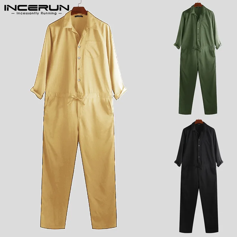 Men Overalls Pockets Jumpsuit Long Sleeve Pants Baggy Playsuit Harajuku Streetwear Vacation Casual Chic Men Rompers 2019 INCERUN
Men Overalls Pockets Jumpsuit Long Sleeve Pants Baggy Playsuit Harajuku Streetwear Vacation Casual Chic Men Rompers 2019 INCERUN