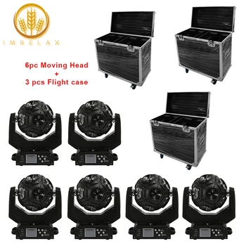 IMRELAX 6pcs 12*20W RGBW 4in1 LED Football Moving Head Light With Flight Case Package Professional Party Light DJ Stage Light
IMRELAX 6pcs 12*20W RGBW 4in1 LED Football Moving Head Light With Flight Case Package Professional Party Light DJ Stage Light