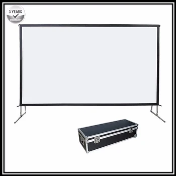 P1HRG, 16:9 HDTV Heavy duty Portable Fast fold deluxe folding projection screen with rear projection screen
P1HRG, 16:9 HDTV Heavy duty Portable Fast fold deluxe folding projection screen with rear projection screen