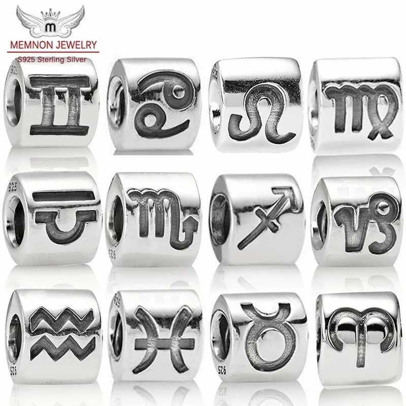 925 Sterling Silver Charms Capricorn Aquarius Pisces Aries Taurus Gemini Cancer Leo Virgo Libra Scorpio Sagittarius Beads DIY
925 Sterling Silver Charms Capricorn Aquarius Pisces Aries Taurus Gemini Cancer Leo Virgo Libra Scorpio Sagittarius Beads DIY