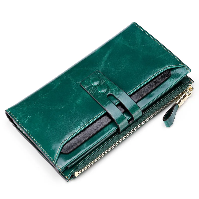Genuine Leather Women Wallets Long Design Wallet Purse Female High Capacity Card Holder Solid Cell Phone Clutch Bag Coin Pocket
Genuine Leather Women Wallets Long Design Wallet Purse Female High Capacity Card Holder Solid Cell Phone Clutch Bag Coin Pocket