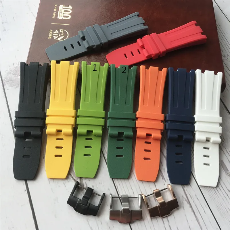28mm Natural Silicone For AP Strap 15703 Royal Waterproof Sports watchband watch band Watch Audemars And Piguet belt logo tools
28mm Natural Silicone For AP Strap 15703 Royal Waterproof Sports watchband watch band Watch Audemars And Piguet belt logo tools
