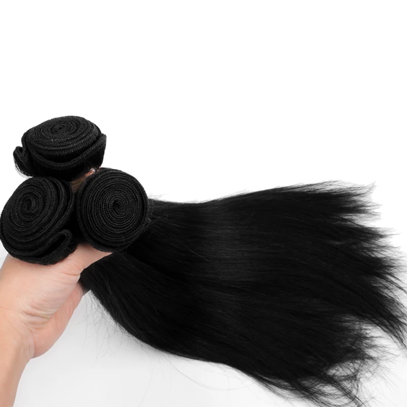 Addbeauty индийский Девы прямые волосы комплект натуральные химическое наращивание